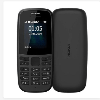 nokia105(2019) DUAL SIM,  FM RADIO , TOUCH, 800MAHS BATTERY